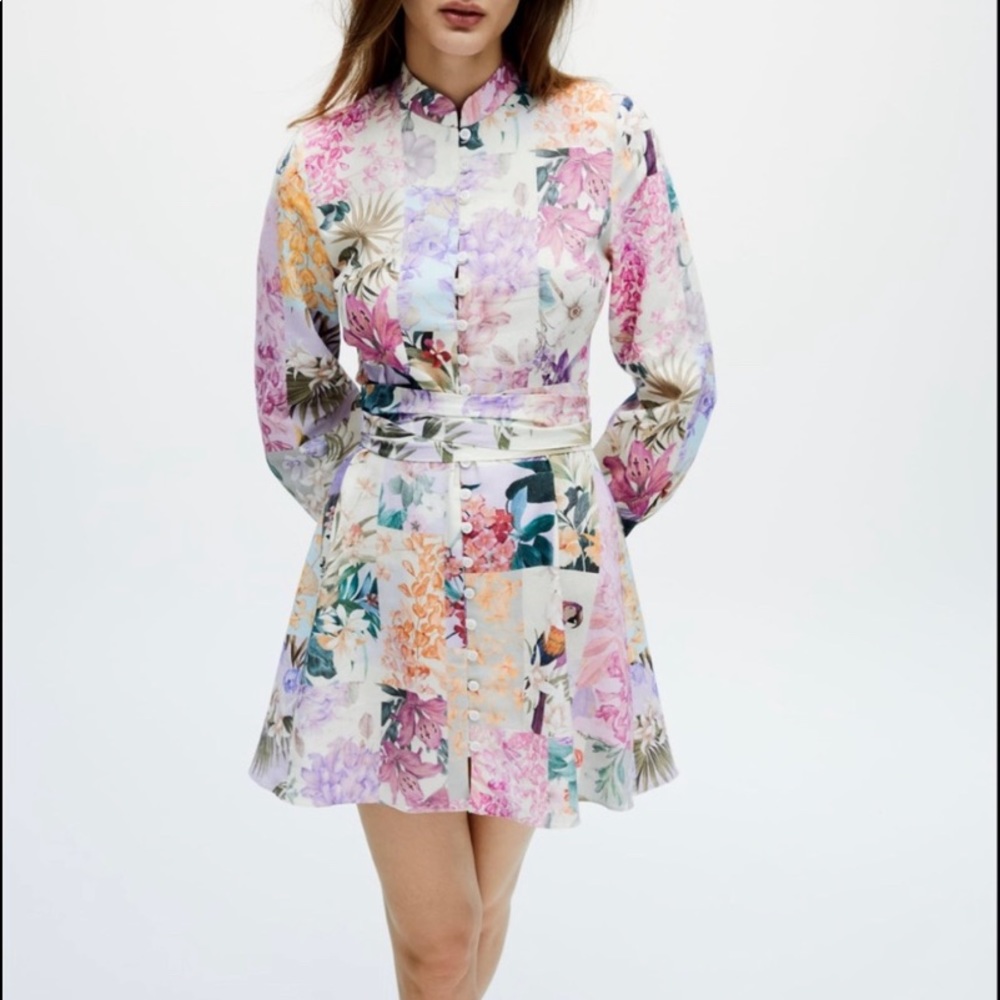 Worn ONCE the Beautiful Floral Zara Dress!!